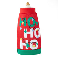 HKM-0065853 Christmas-Themed Hooded Dog Outfit with Lights and Skirt - XS to XL Sizes