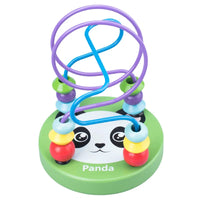 HKM-006675 Montessori Wooden Animal Math Clock and Musical Instrument Educational Toy Set for Kids