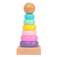 HKM-006675 Montessori Wooden Animal Math Clock and Musical Instrument Educational Toy Set for Kids