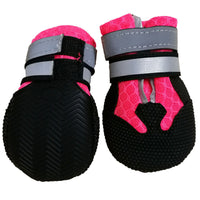 HKM-0067389 Breathable and Stylish Dog Shoe Covers - Anti-Slip Leather with Rubber Sole