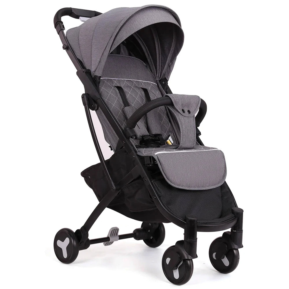 HKM-006739 Eco-Friendly Lightweight Foldable Stroller for Babies - Travel Pushchair Safety Design