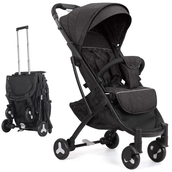 HKM-006739 Eco-Friendly Lightweight Foldable Stroller for Babies - Travel Pushchair Safety Design