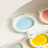HKM-0068029 Ceramic Cat Bowl - Shallow Pet Plate for Food and Snacks