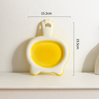 HKM-0068029 Ceramic Cat Bowl - Shallow Pet Plate for Food and Snacks
