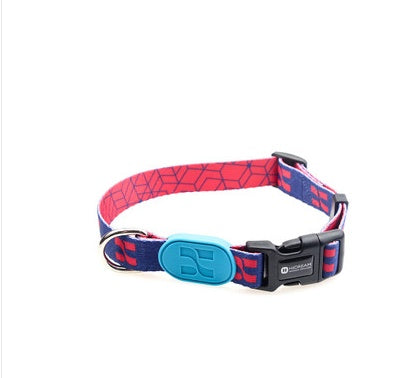 HKM-0068541 Colorful Adjustable Dog Collar for Small, Medium, and Large Dogs - Durable Design with Varying Widths