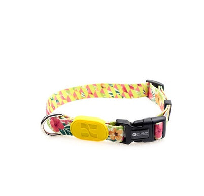 HKM-0068541 Colorful Adjustable Dog Collar for Small, Medium, and Large Dogs - Durable Design with Varying Widths