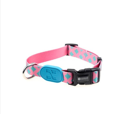 HKM-0068541 Colorful Adjustable Dog Collar for Small, Medium, and Large Dogs - Durable Design with Varying Widths