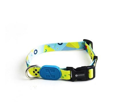 HKM-0068541 Colorful Adjustable Dog Collar for Small, Medium, and Large Dogs - Durable Design with Varying Widths