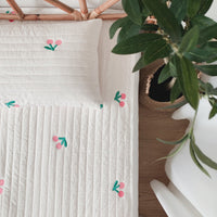 HKM-006867 Cartoon Embroidered 3-Piece Quilted Baby Bed Cover Set in Modern Style