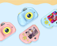 HKM-006931 Kids' Compact Digital Camera - 2.0 Inch LCD, 1080p Recording, Built-in Battery - Pink, Red, Blue, Camouflage