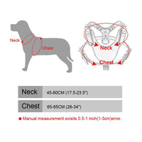HKM-0069821 Punk Style Rivet Chest Strap for Large Dogs ¨C Adjustable Leather Harness in Multiple Colors