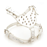 HKM-0069821 Punk Style Rivet Chest Strap for Large Dogs ¨C Adjustable Leather Harness in Multiple Colors