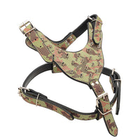 HKM-0069821 Punk Style Rivet Chest Strap for Large Dogs ¨C Adjustable Leather Harness in Multiple Colors
