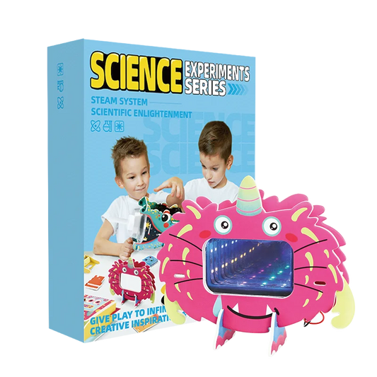 HKM-006995 3D Time and Space Tunnel Jigsaw Puzzle for Kids, Unique Shaped DIY Game