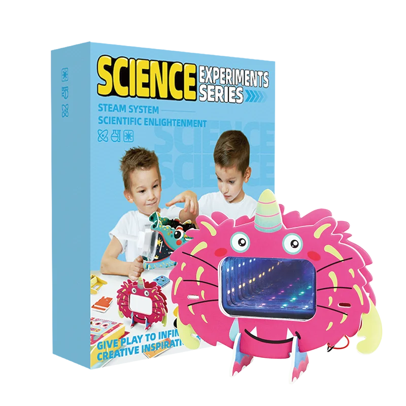 HKM-006995 3D Time and Space Tunnel Jigsaw Puzzle for Kids, Unique Shaped DIY Game