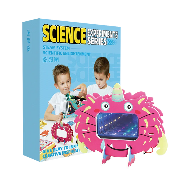 HKM-006995 3D Time and Space Tunnel Jigsaw Puzzle for Kids, Unique Shaped DIY Game