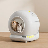 HKM-006995 Smart Self-Cleaning Cat Litter Box with APP Control - 78L Capacity, Automatic Odor Control, Dust-Free Design
