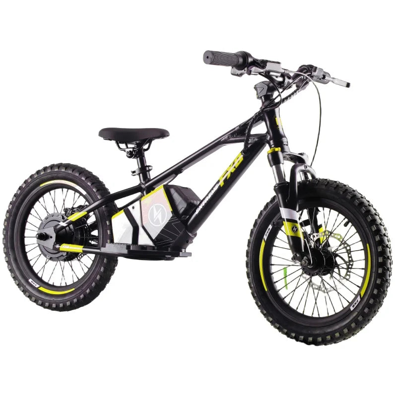 HKM-007123 Kids' 16-Inch Electric Balance Bike with 36V Lithium Battery, Adjustable Seat, and Hydraulic Brakes