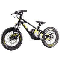 HKM-007123 Kids' 16-Inch Electric Balance Bike with 36V Lithium Battery, Adjustable Seat, and Hydraulic Brakes