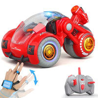 HKM-007123 Remote Control 3-Wheel Spray Stunt Car - Deformation Truck for Indoor & Outdoor Fun