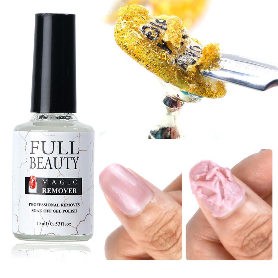 HKM-007187 Burst Glue Nail Remover - 15ml Clear Formula for Effortless Polish Removal