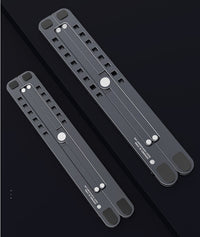 HKM-007251 Adjustable Portable Aluminum Laptop Stand for 11-17.3 Inch Devices