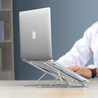 HKM-007251 Adjustable Portable Aluminum Laptop Stand for 11-17.3 Inch Devices