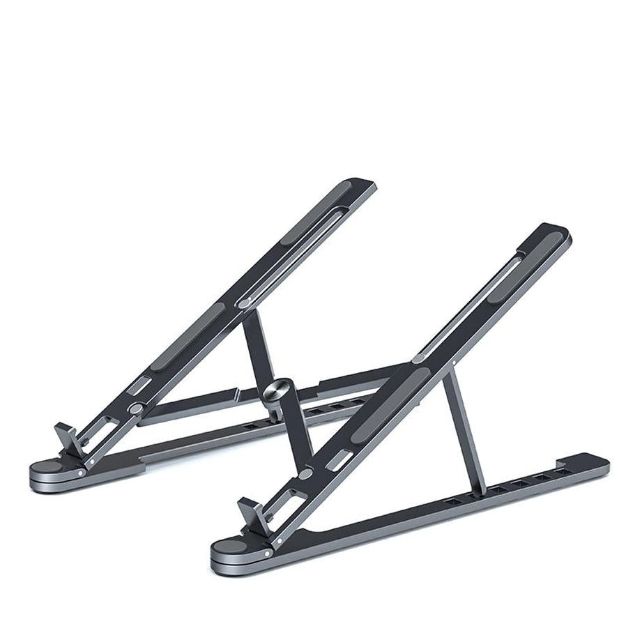 HKM-007251 Adjustable Portable Aluminum Laptop Stand for 11-17.3 Inch Devices