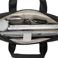 HKM-007251 Large Capacity Waterproof Laptop Tote Bag for 14 Inch Computers - Portable Black Case