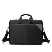 HKM-007251 Large Capacity Waterproof Laptop Tote Bag for 14 Inch Computers - Portable Black Case