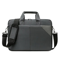HKM-007251 Large Capacity Waterproof Laptop Tote Bag for 14 Inch Computers - Portable Black Case