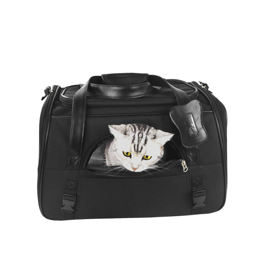 HKM-0072765 Small Oxford Cloth Dog Carrier Travel Car Seat - 45*24*28cm
