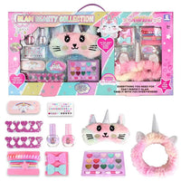 HKM-007379 Kids Makeup Toy Set with Nail Polish and Manicure Accessories for Girls, Ages 2-13