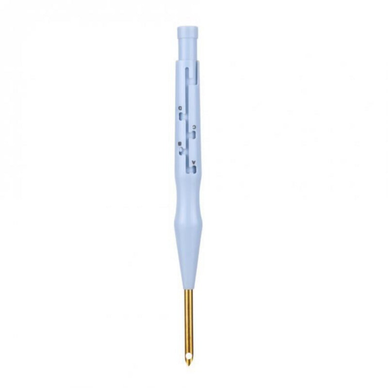 HKM-007379 Thick Copper Tube Embroidery Needle with ABS Plastic Handle - 18.5cm Long