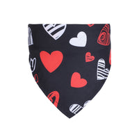 HKM-0073917 Valentine's Day Triangle Pet Scarf - Multiple Colors Available, Fits Neck Circumference 20-46CM