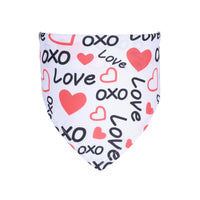 HKM-0073917 Valentine's Day Triangle Pet Scarf - Multiple Colors Available, Fits Neck Circumference 20-46CM