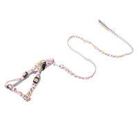HKM-0075581 Cartoon Love Design Nylon Dog Traction Rope with Chest Strap - Available in Multiple Colors
