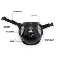 HKM-0076861 PET Helmet Cycling Hat for Small and Medium Dogs - Durable Plastic, Year-Round Use, Stylish Colors