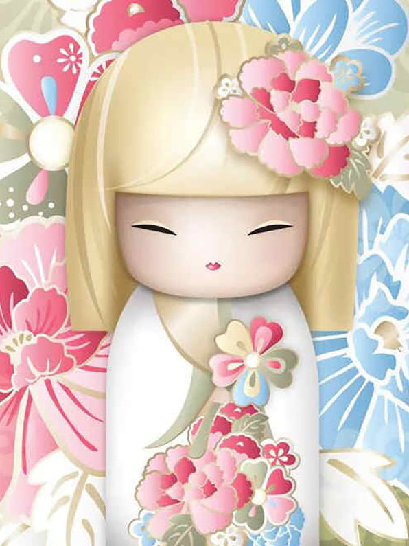 HKM-007699 Anime Character Round Diamond Painting - 40x50cm, Resin Drill, Modern Craft для Living Room