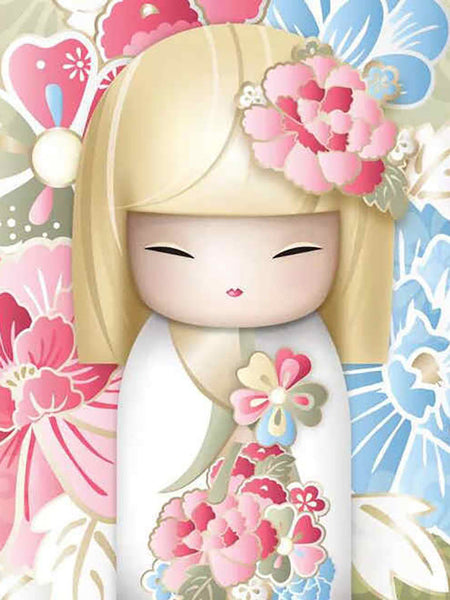 HKM-007699 Anime Character Round Diamond Painting - 40x50cm, Resin Drill, Modern Craft для Living Room