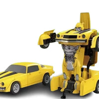 HKM-007699 Transforming Remote Control Robot Car with One Button Deformation for Kids