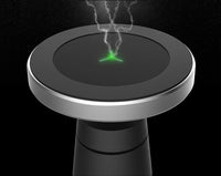 HKM-007763 Magnetic Wireless Car Charger & Phone Bracket with Vent Clip - Qi Standard, Black Aluminum Alloy + ABS