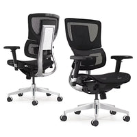 HKM-007955 Modern Ergonomic Mid-Back Office Mesh Chair with Adjustable Lift and Swivel Function for Conference Use