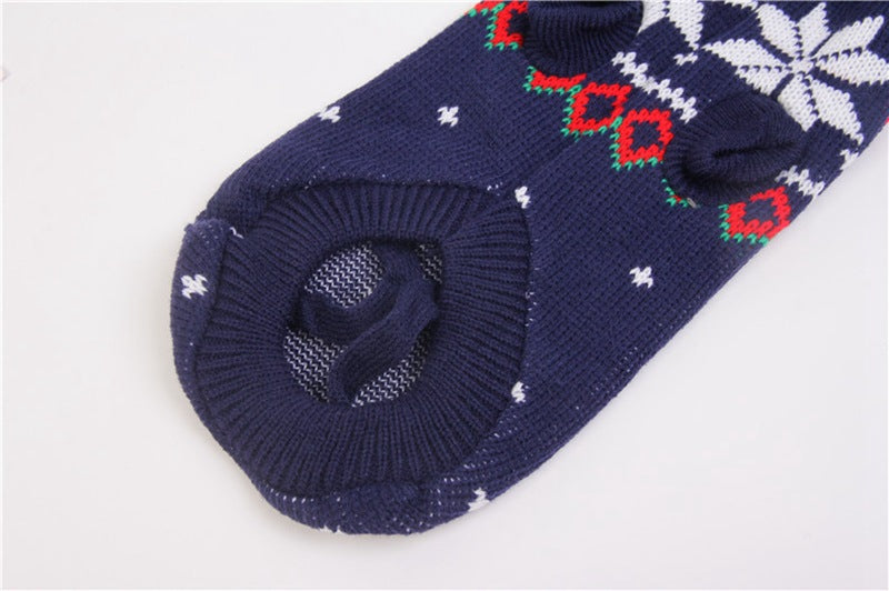HKM-0080061 Navy Blue Snowflake Holiday Pet Clothing - Various Sizes Available