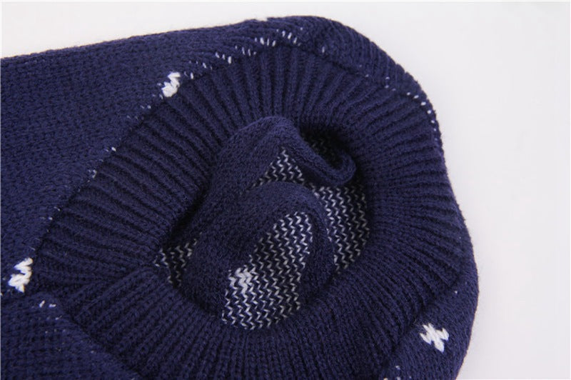 HKM-0080061 Navy Blue Snowflake Holiday Pet Clothing - Various Sizes Available