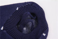 HKM-0080061 Navy Blue Snowflake Holiday Pet Clothing - Various Sizes Available