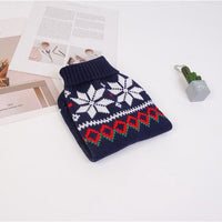 HKM-0080061 Navy Blue Snowflake Holiday Pet Clothing - Various Sizes Available
