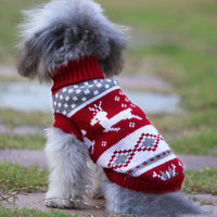 HKM-0080061 Navy Blue Snowflake Holiday Pet Clothing - Various Sizes Available