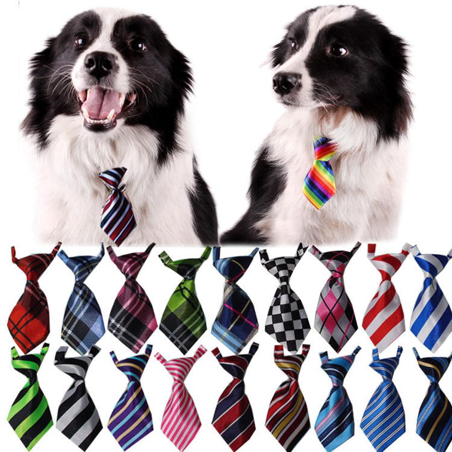 HKM-008083 Adjustable Kids' Pet Ties - Cloth Decoration for Dogs, Small Size 11CM x 5CM, Neck 22CM-45CM, 50PCS Pack