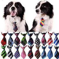 HKM-008083 Adjustable Kids' Pet Ties - Cloth Decoration for Dogs, Small Size 11CM x 5CM, Neck 22CM-45CM, 50PCS Pack